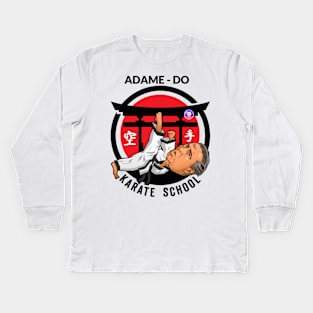 Karate School Alfredo Adame Kids Long Sleeve T-Shirt